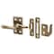 Prime-Line Casement Lock, Antique Brass, 3 Keepers, Screws (1 Set) H 3683 - alternate 1
